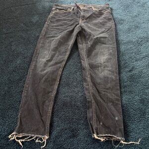 Lucky Brand Women’s Dark Blue Straight Jeans